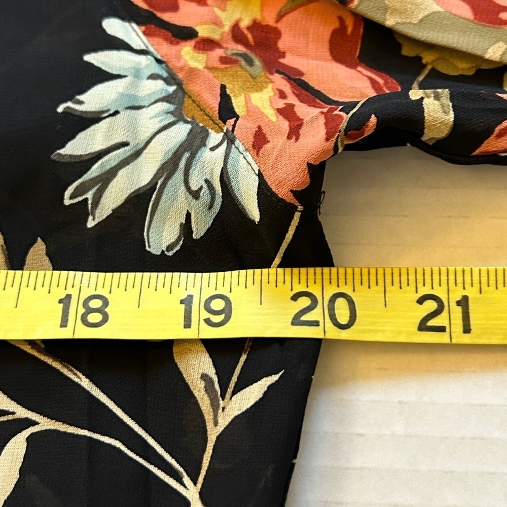 ATSURO TAYAMA floral blouse /tunic MED made in Japan - Picture 10 of 12